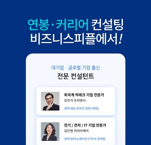 비즈니스피플, 연봉과 커리어 컨설팅 시작