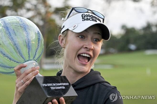 3개 대회 연속 컷 탈락 ‘세계랭킹 1위’ 넬리 코다…이번에 개물림 사고로 투어 중단
