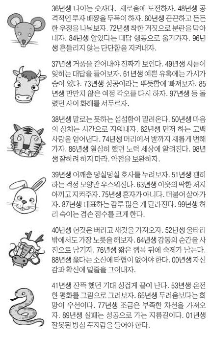 오늘의 운세 2024년 8월 15일 木(음력 7월 12일)