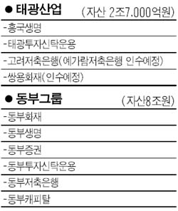 태광산업·동부등 중견그룹 금융부문 강화 박차