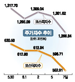 버냉키 쇼크 증시 직격탄
