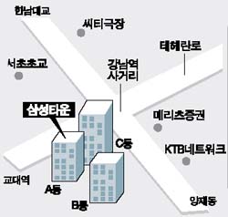 [주목 이곳!] 서초동 삼성타운 일대
