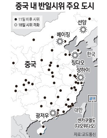 中 잡을 日자위대 함정까지… 심상찮다