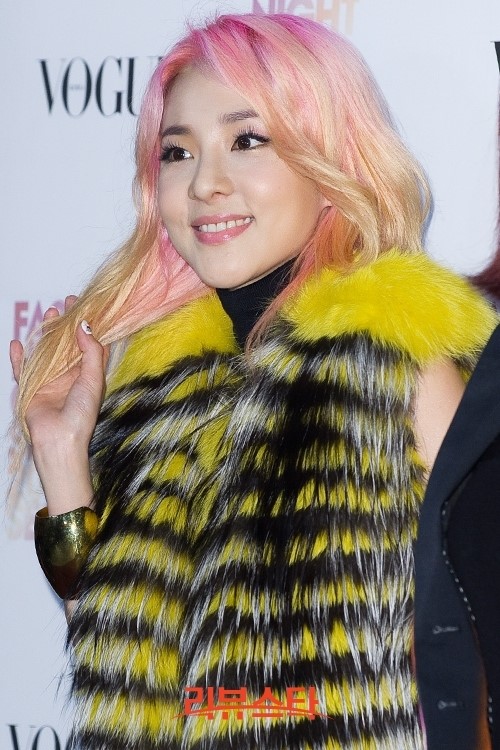 [포토] 2ne1 산다라박, 그라데이션 헤어스타일