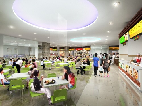 강남역 신축 상업시설 상가 분양·공급… 푸드코트 눈길