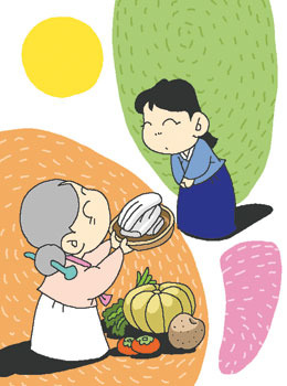 [시로 여는 수요일] 밍절에는 사람들 인심도 모도 후해진다