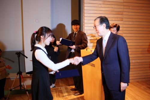 두을장학재단 장학증서 수여식