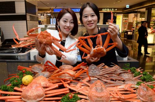 현대百 울진대게 30% 싸게 드세요