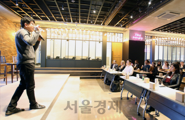 [서울경제TV]컬럼비아대 MBA과정, 한화생명 드림플러스 강남 방문
