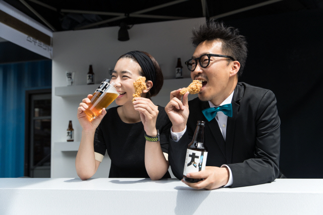 국가대표 음식 치킨에 걸맞은 맥주 만들고 싶었어요