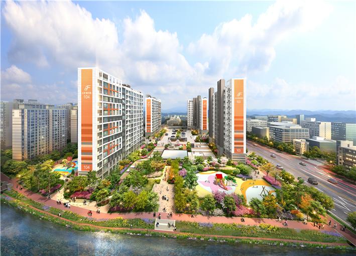 퍼스트아파트 아파트 투시도