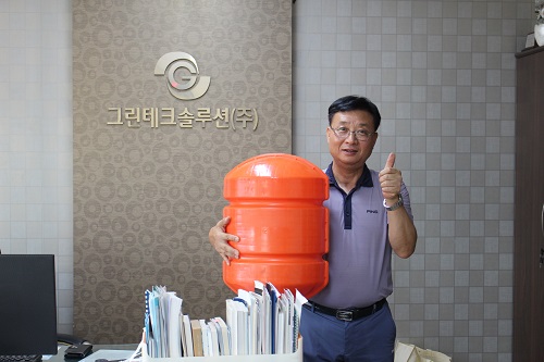 그린테크솔루션, 스티로폼 부표 대체할 친환경 부표 독자 개발