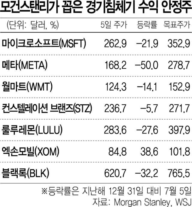MS·메타 등 실적주, 변동장서도 수익 [서학개미 리포트]