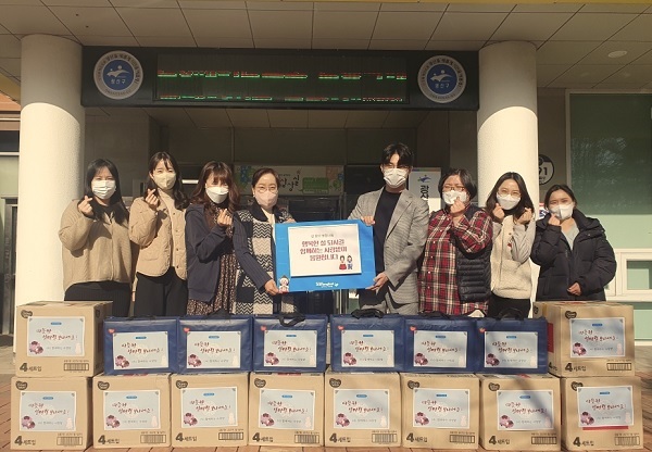 함께하는 사랑밭, 광주 신창동행정복지센터에 취약계층을 위한 명절선물세트 전달