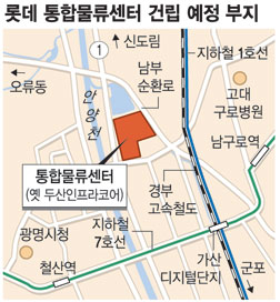 롯데제과·칠성 물류센터 통합