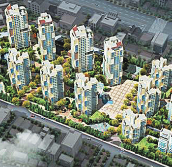 신정 아파트 조감도