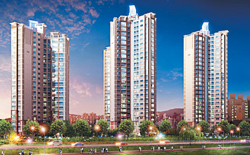 동대문 아파트 조감도