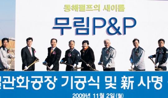 무림P&P 일관화공장 기공