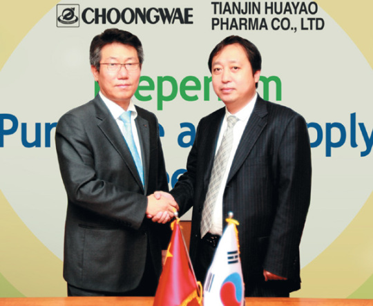 중외홀딩스 항생제 中 수출