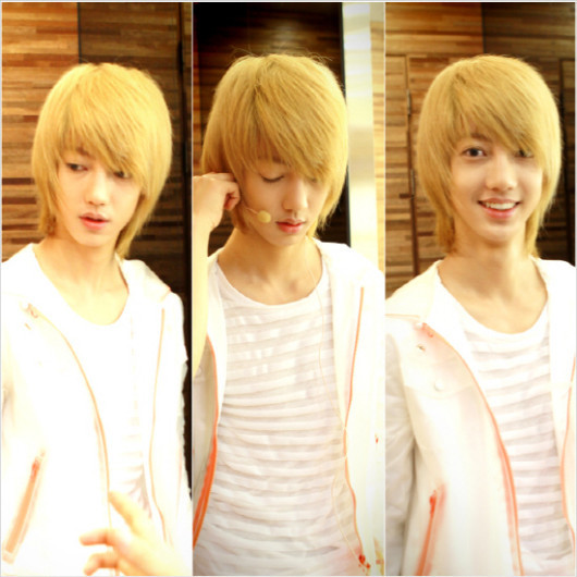 보이프렌드 영민,대기실 직찍 공개 김현중 닮은 외모 눈길