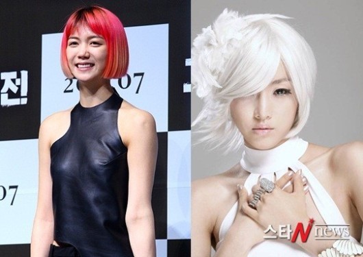 김옥빈 핑크헤어 vs 함은정 화이트헤어 파격 종결자는 누구