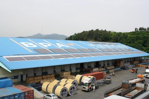 부산 신항 배후단지 태양광사업 시동