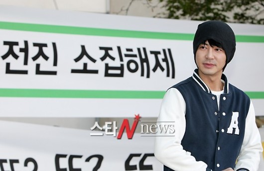 [포토] 전진 오늘 소집해제 했어요~