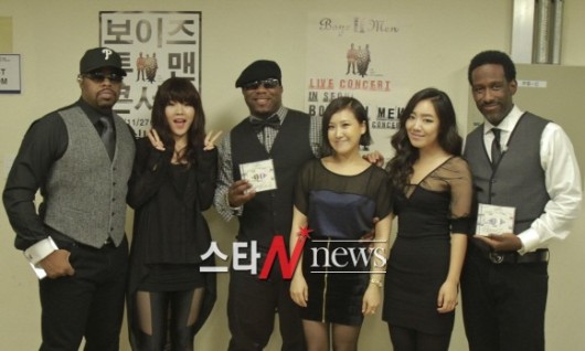 아이투아이, 보이즈투맨 콘서트서 ‘원 스윗 데이’ 열창