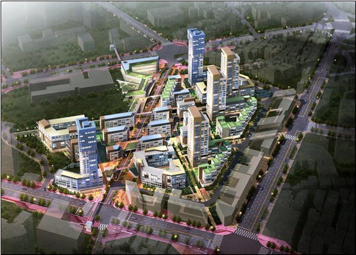 서울시의 창조적 모델(일반시가지) 조감도