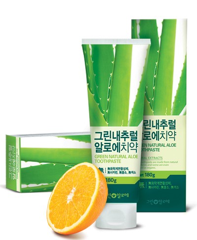 그린알로에, 천연원료 치약 ‘그린내추럴 알로에치약’ 신제품 출시