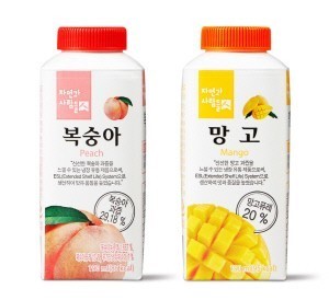 자연과 사람들, 과일 착즙 복숭아·망고 냉장주스 2종 출시