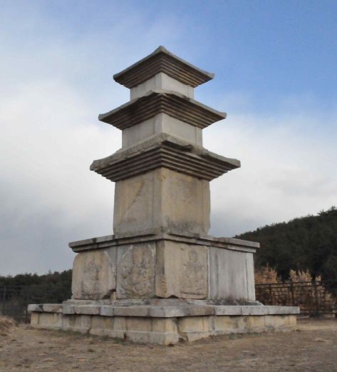 통일신라시대 ‘경주 남산 창림사지 삼층석탑’ 보물 지정 예고