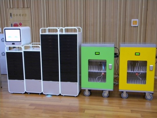 앱코, 태블릿PC충전 및 어플동기화 패드뱅크 43개학교에 공급