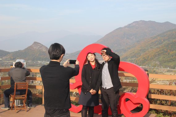 황전휴게소(전주 방향) 전망대, 관광 명소로 인기