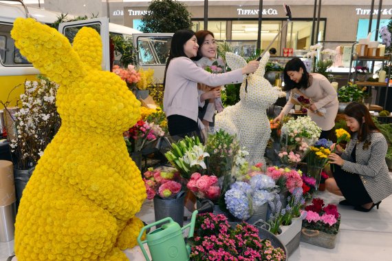 봄내음 가득~ 현대백화점 봄꽃 축제