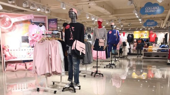 이랜드월드 스파오,패션캐릭터 한자리에--- 콜라보레이션 아일랜드 눈길
