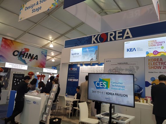 [CES 2018] 한국관, 외곽에서도 5번째…대규모 노른자 자리는 중국이 싹쓸이