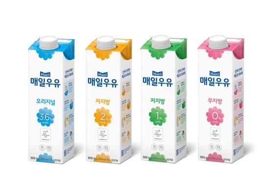 매일우유 후레쉬팩’ 출시... 패키지 상단 뚜껑으로 여닫는다