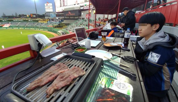 한우자조금, SK행복드림구장 바비큐 존 한우 이벤트 진행