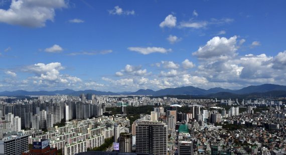 맑고푸른 서울 하늘
