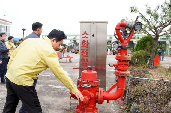 [fn포토] ‘안전한 제주 만들기’ 시설 점검 나선 원희룡 지사