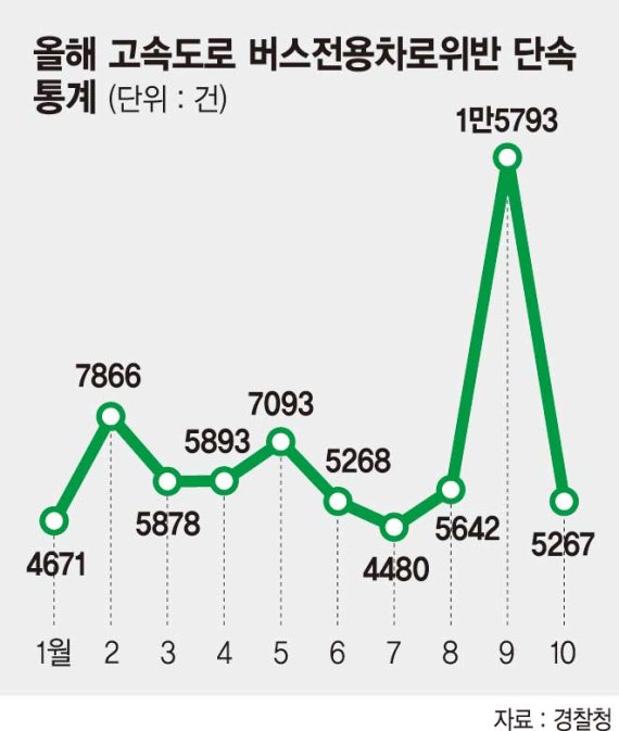 명절마다 위반 딱지…국민청원까지 올라온 버스전용차로 연장