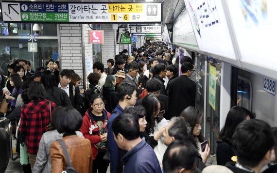 사회 초년생 선호한 지하철역은 신림>서울대입구>수유>강남
