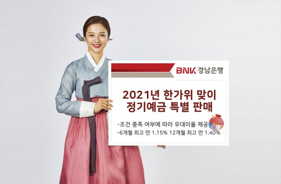 경남은행, 추석 정기 예금 특판 판매