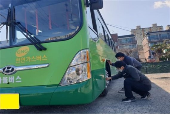 부산 마을버스 타이어 마모 등 안전관리 위반사항 47건 적발
