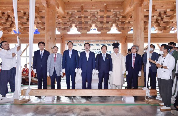 광주광역시, 호남 제일 누각 희경루 중건 상량 고유제 개최