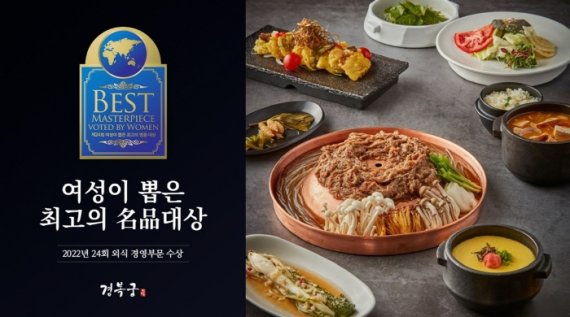 제24회 여성이 뽑은 최고의 명품대상…한식명가 ‘경복궁’ 외식경영부문 대상 수상