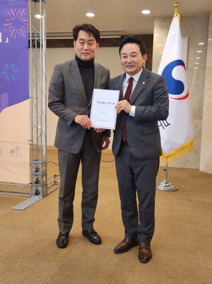 하은호 군포시장, 원희룡 만나 금정역 개발 등 현안 건의