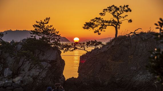 [남도둘러보기]해남 땅끝마을 맴섬 일출 보아요