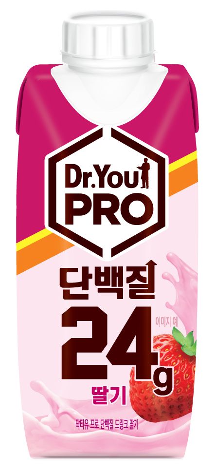 오리온 닥터유PRO 단백질드링크 이번엔 딸기맛
